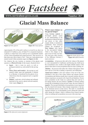 367 Glacial Mass Balance