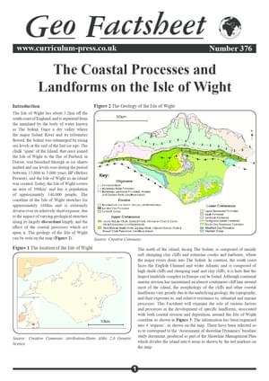376 Coastal Processes And Landforms On The Isle Of Wight