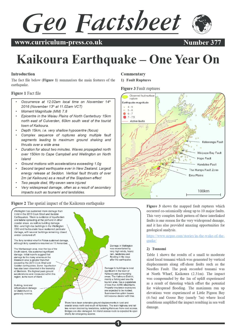377 Kaikoura Earthquake