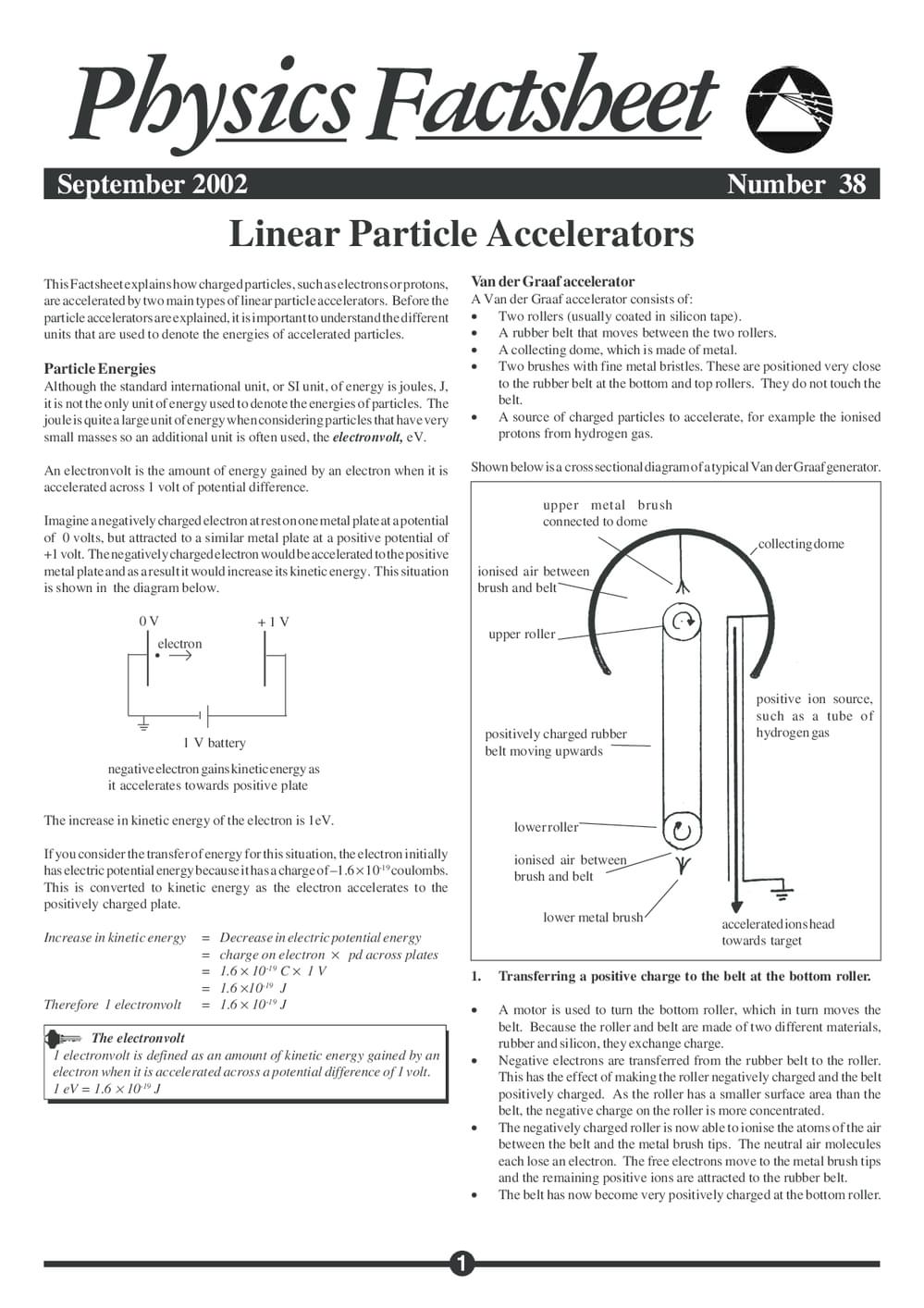 Linear Particle Accelerators - Curriculum Press