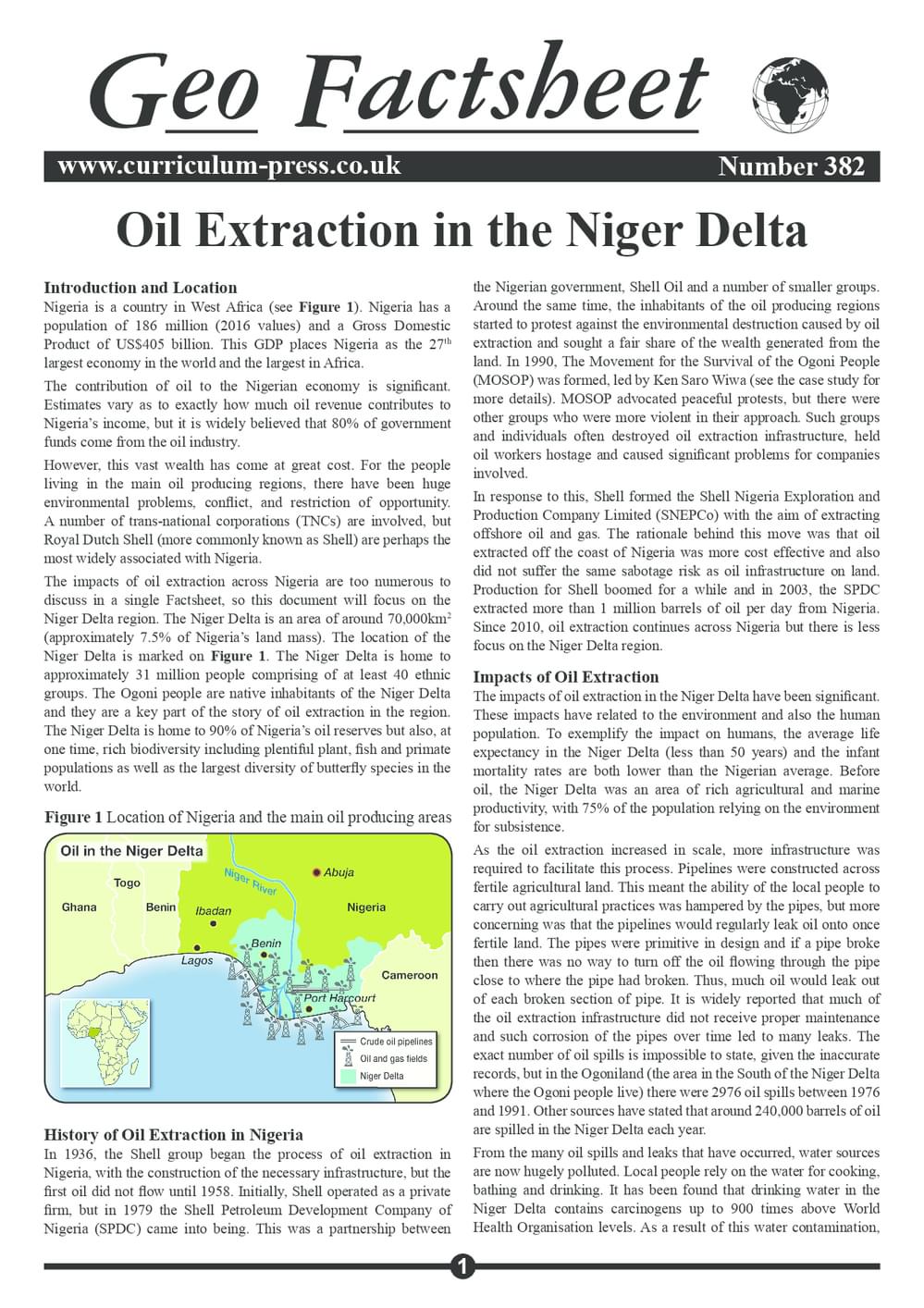 382 Oil Extraction In The Niger Delta