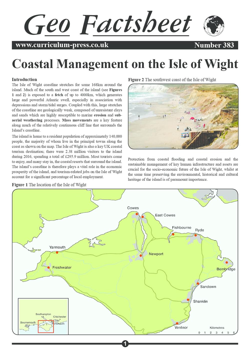 383 Coastal Management On The Isle Of Wight