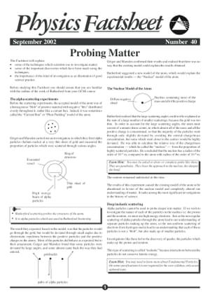 40 Probing Matter