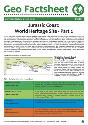 403 Jurassic Coast World Heritage Site Part 2 v2
