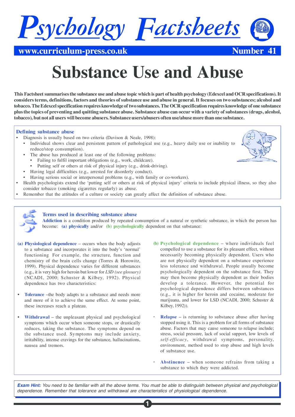 41 Substance Abuse