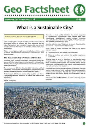 411 What is a Sustainable City