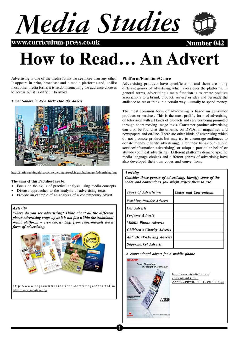 42 Reading Adverts
