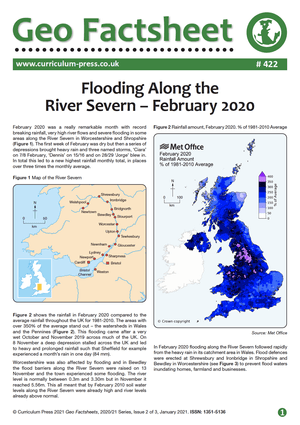 422 Flooding Along the River Severn in February 2020