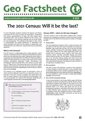 423 The 2021 Census Will it be the last