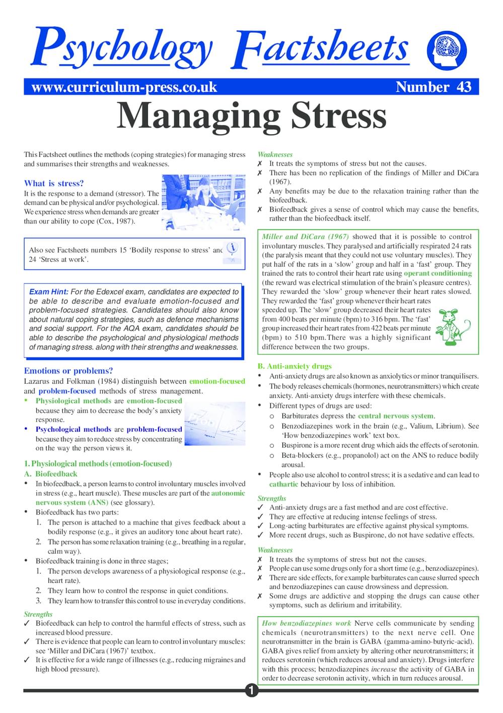 43 Managing Stress