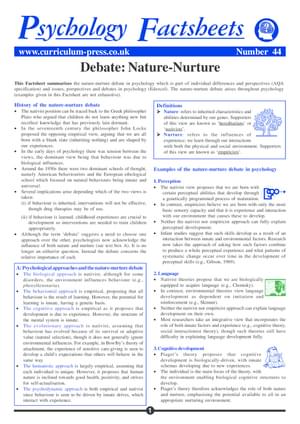 44 Nature Nurture