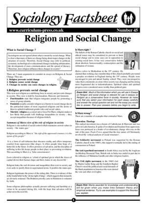 45 Religon Social Change