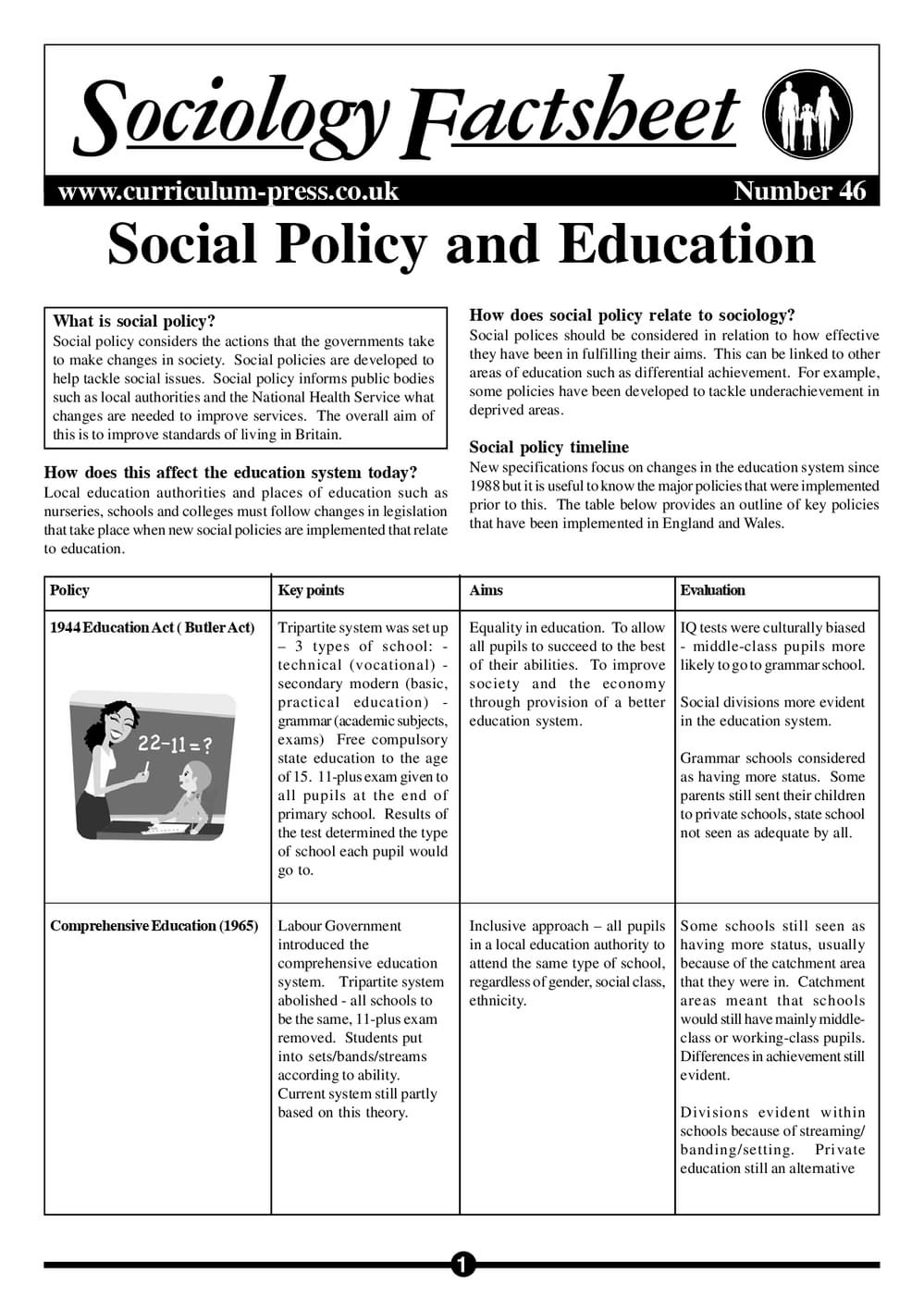 46 Social Policy And Edu