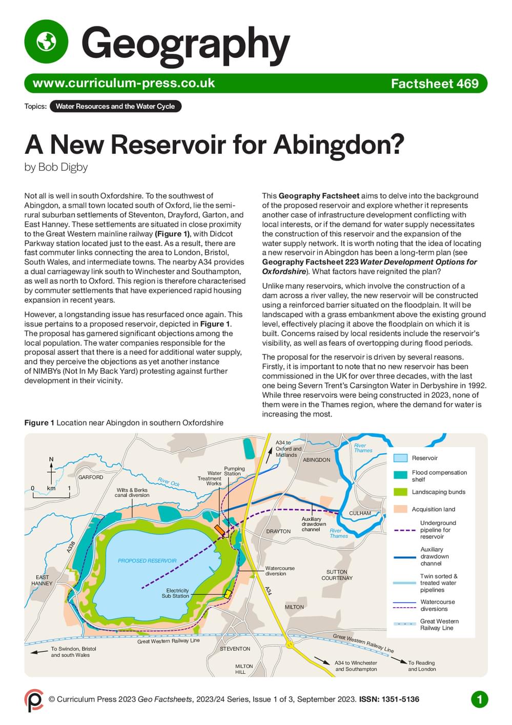 A New Reservoir for Abingdon? - Curriculum Press