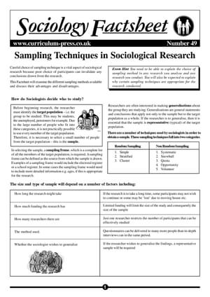 49 Samp Tech Soc Research