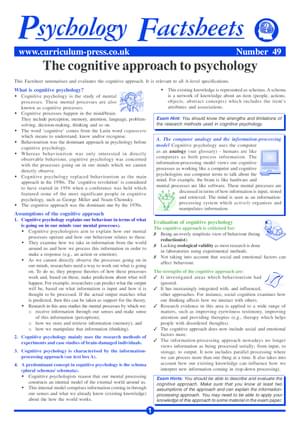 49 Cognitive Approach