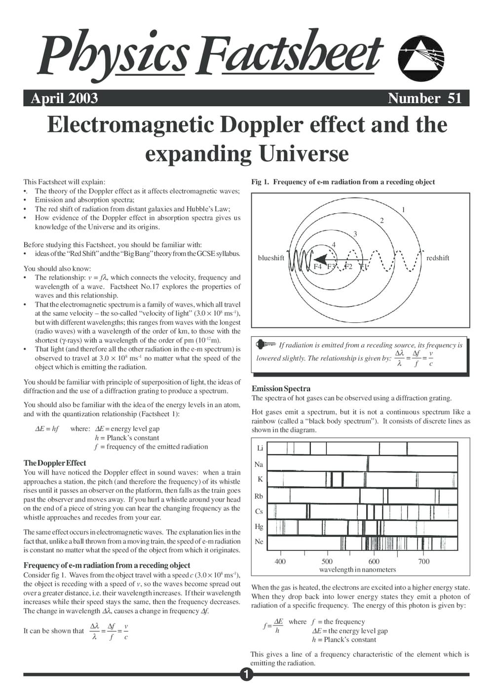 51 Doppler Effect