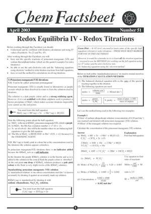 51 Redox   Titrations