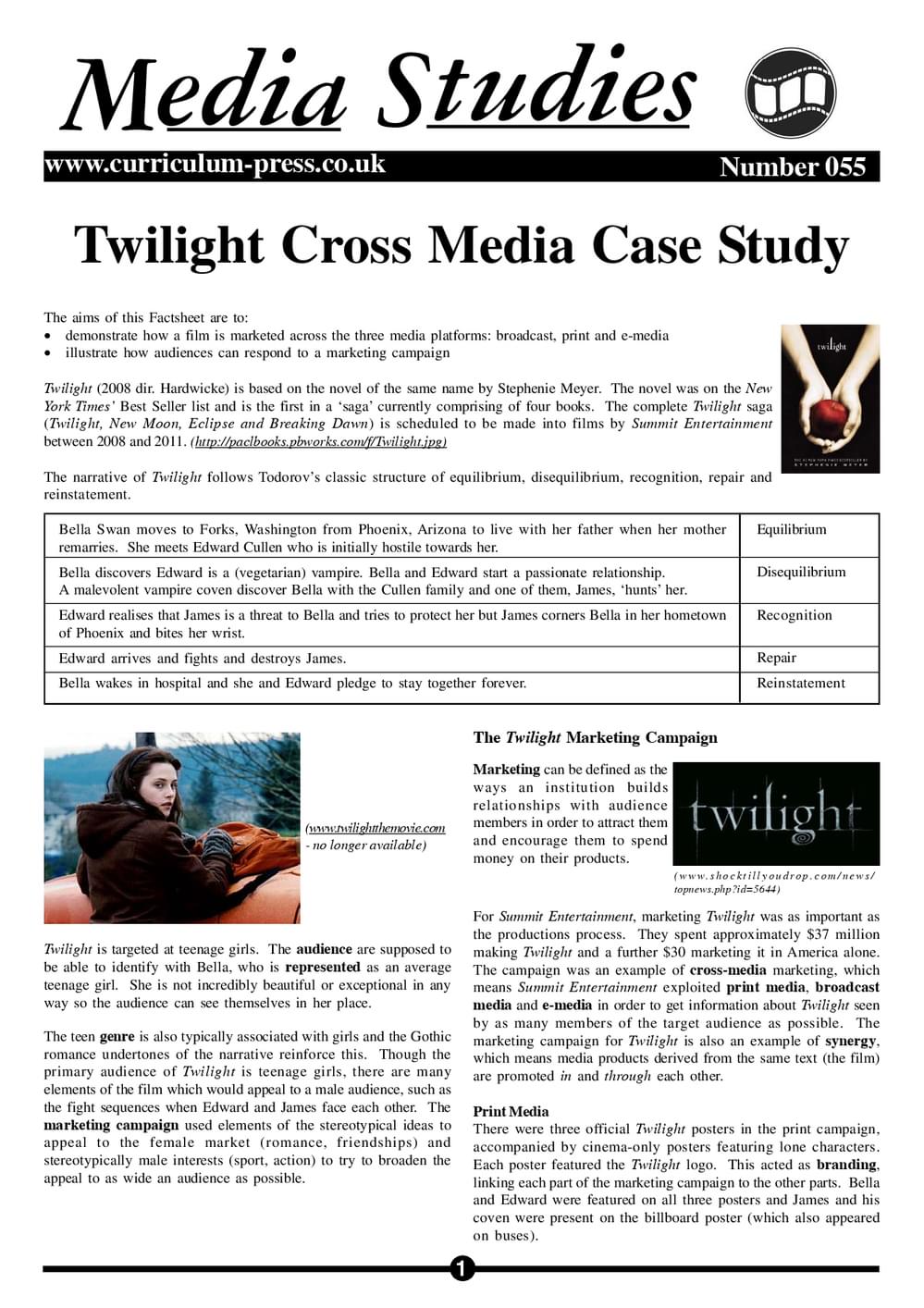 55 Twlight Case Study