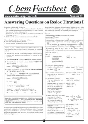 57 Ques Redox Titrations