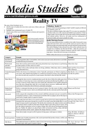 57 Reality Tv