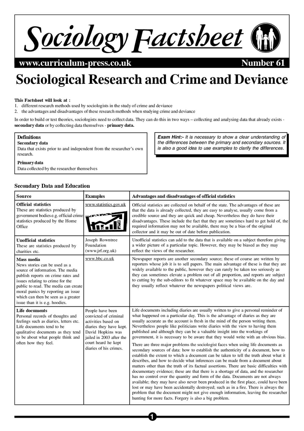 61 Soc Research And Crime