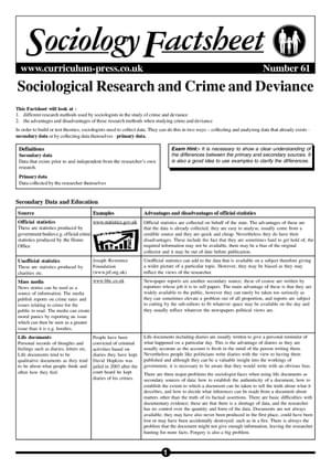 61 Soc Research And Crime