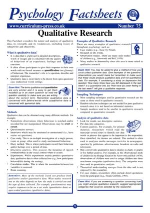 75 Qualitative Research