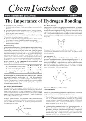 77 Hydrogen Bonding