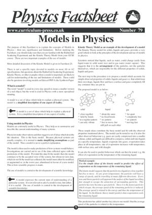 79 Models In Physics