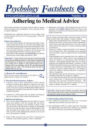 81 Medical Advice