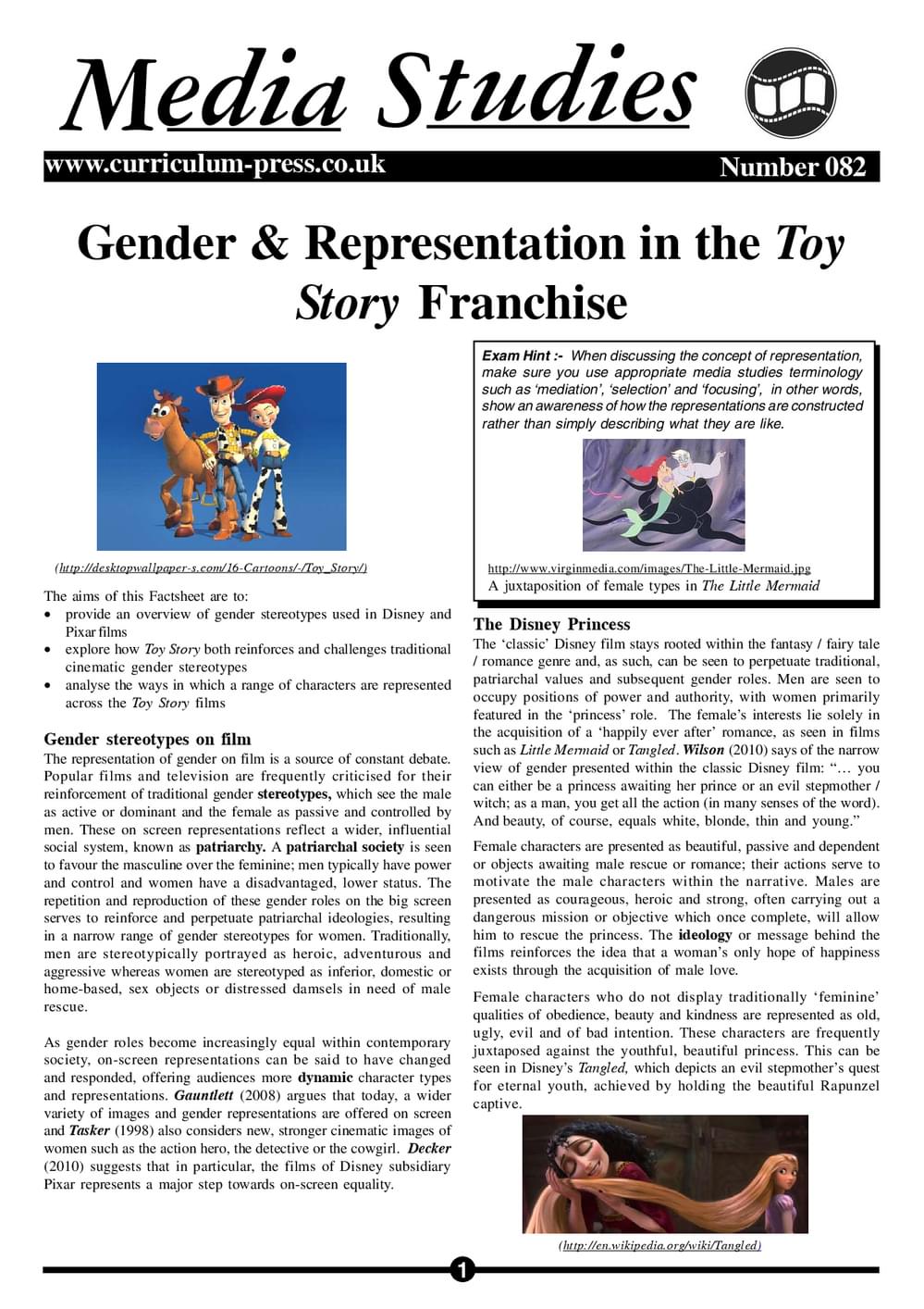 82 Gender In Toy Story
