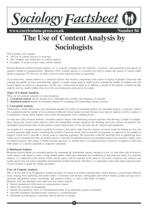 84 Content Analysis