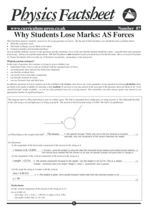 87 Lose Marks Forces