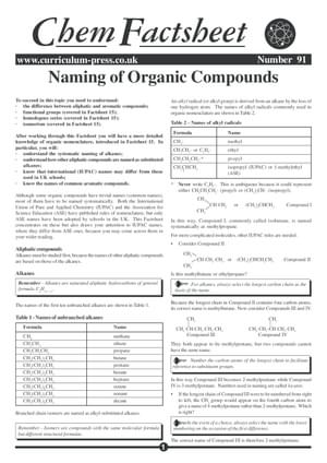 91 Naming Organic