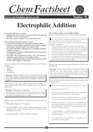 92 Electrophillic Addition