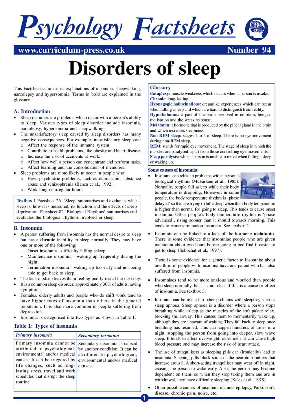 94 Disorders Of Sleep