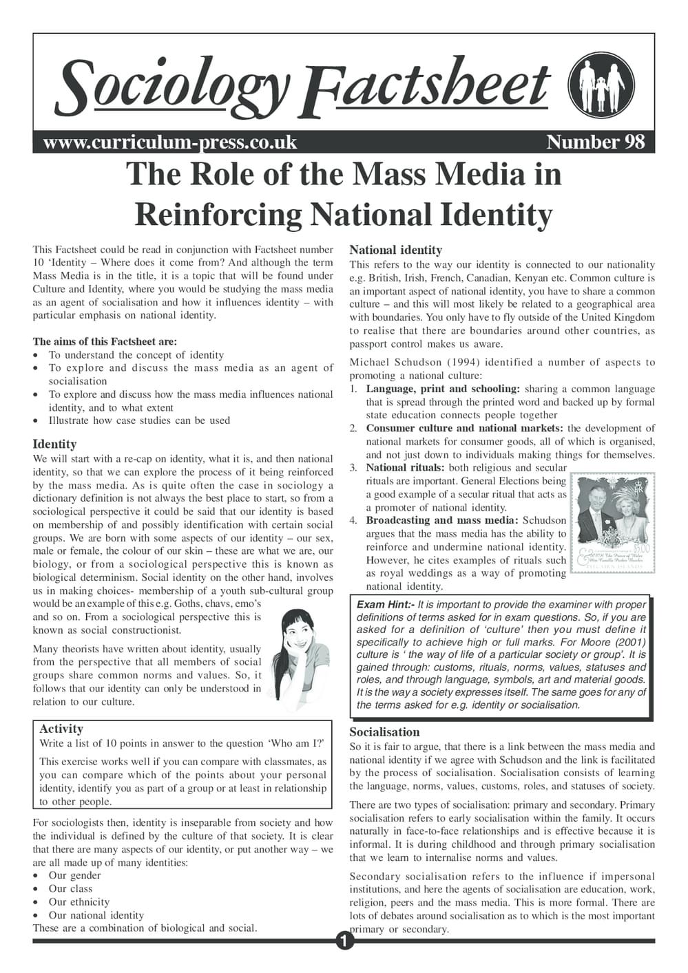 98 Mass Media Identity