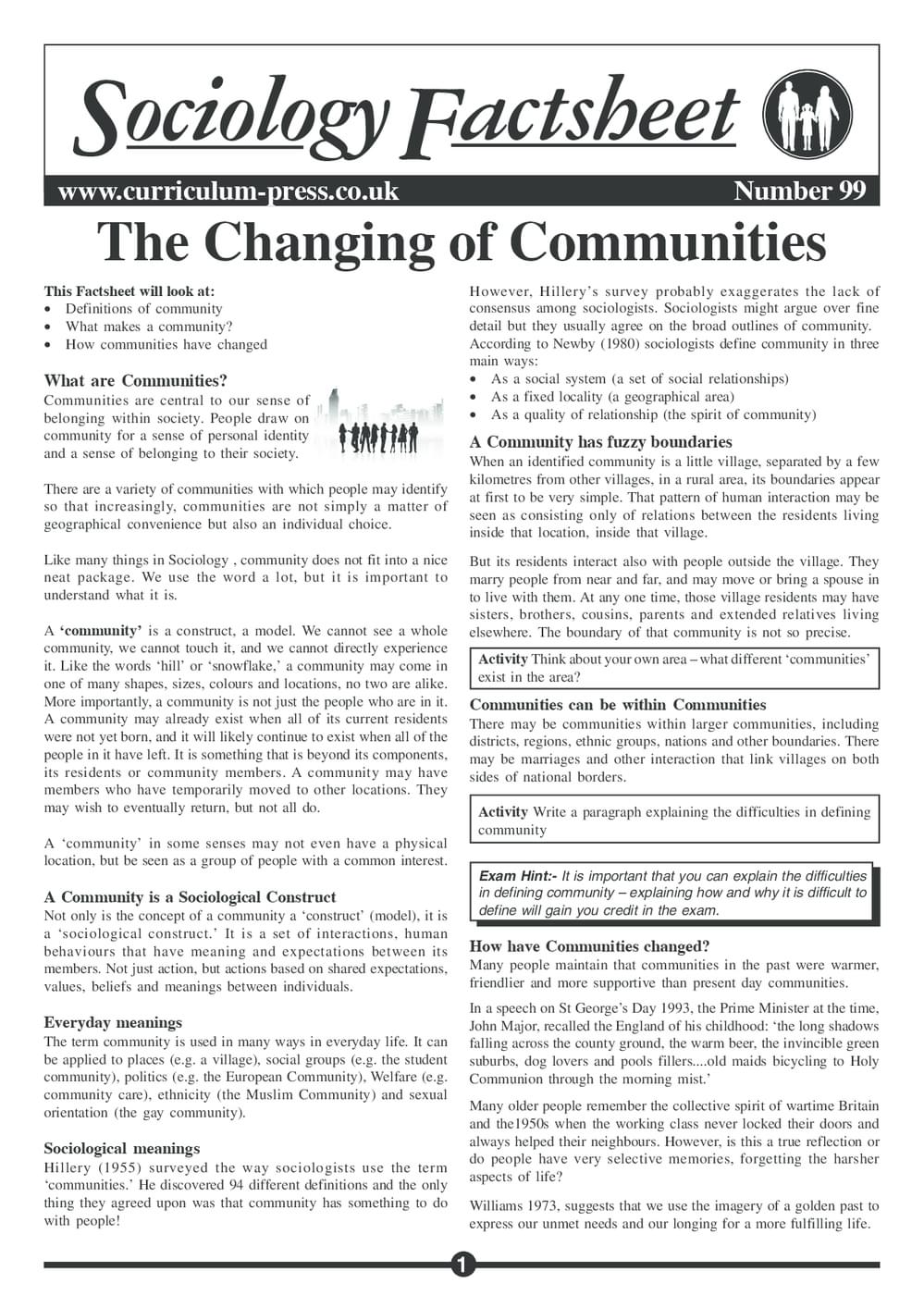 99 Change Communities