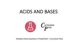 Acids and Bases MCQ PP