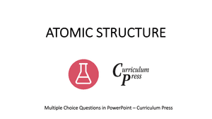 Atomic Structure MCQ PP