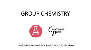 Group Chemistry MCQ PP