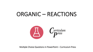 Organic Reactions MCQ PP
