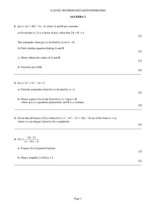 Q Algebra 2