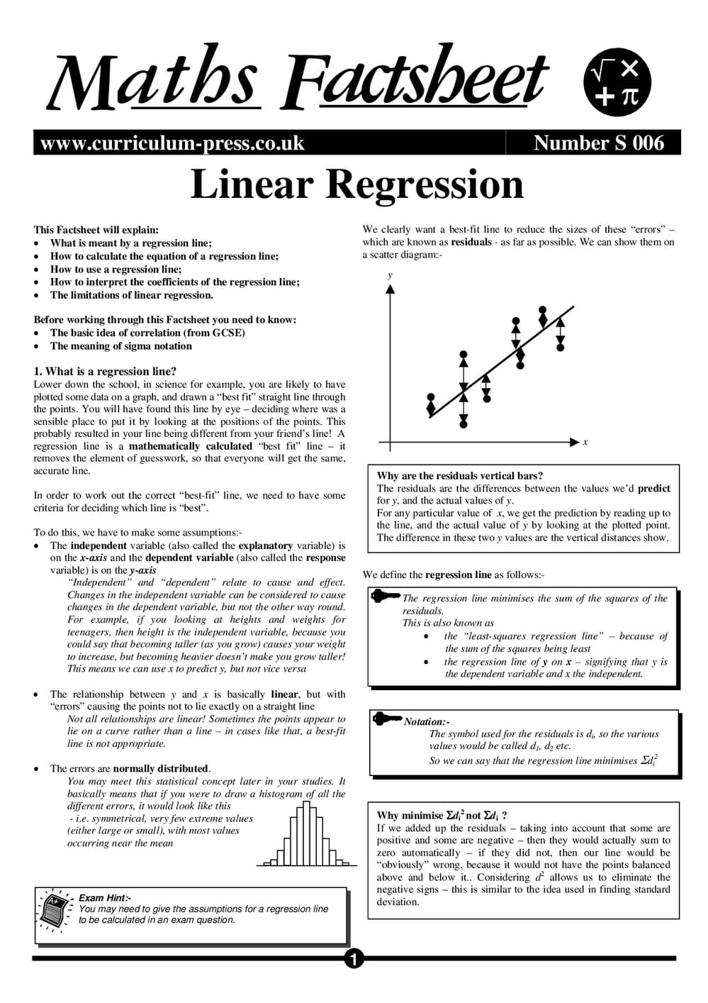 S06 Linear Regression