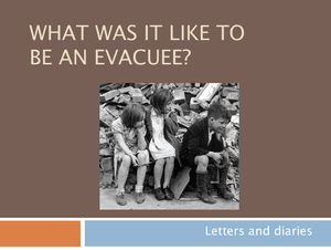 10 What Was It Like To Be An Evacuee