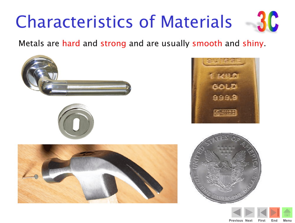 Characteristics of Materials - Year 3 Science PowerPoint - Curriculum Press