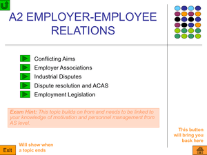 A2 Employer Employee Relations