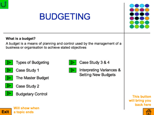 As  Budgeting