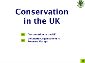Conservation In The Uk